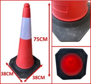 75cm Reflective PE Traffic Cone Malaysia