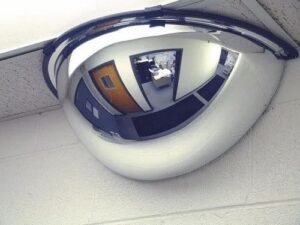 Convex Mirror Malaysia indoor ceiling installation