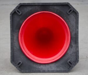 Stackable Orange PE Cone with Reflective Tape