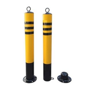 Removable bollard metal post with key lock Malaysia. removable metal bollard post