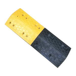 Rubber speed hump black yellow pair Malaysia 50mm height
