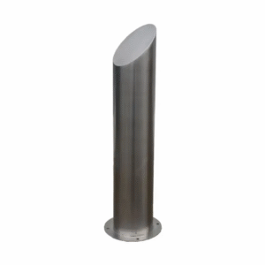 Stainless Steel Bollard 160mm x 750mm heavy duty slanted top