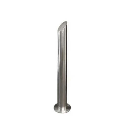 Heavy duty stainless steel bollard 160mm diameter