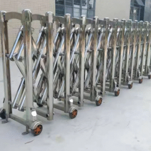 Mobile isolation guardrail 7 metre stainless steel Malaysia