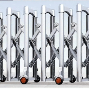 Expandable barrier gate collapsed compact storage Malaysia