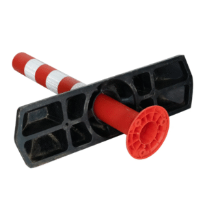 Recycled rubber lane block base 770mm x 215mm Malaysia heavy duty