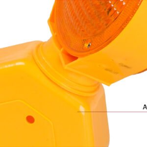 Solar LED strobe signal light 190mm traffic warning Malaysia
