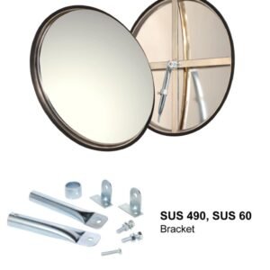 Stainless steel convex mirror 600mm wide angle blind spot car park Malaysia