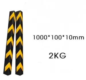 Rubber corner guard 1000mm full height warehouse column Malaysia