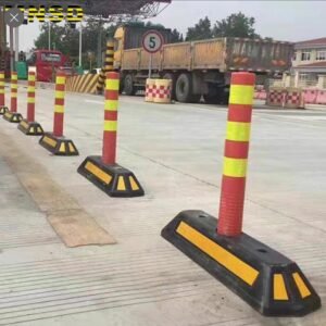 Flexible lane block car park pedestrian zone Selangor Malaysia