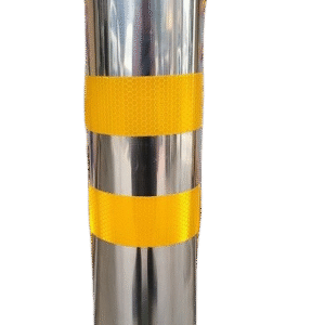 Stainless Steel Bollard Base Plate 4.5mm SS201 Installation