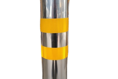 Stainless Steel Bollard Base Plate 4.5mm SS201 Installation