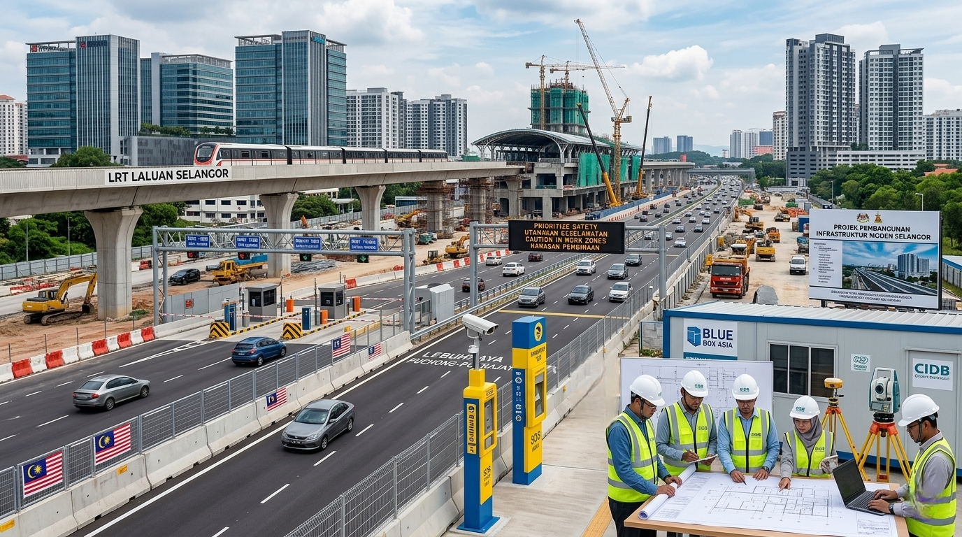 Infrastructure development safety solutions including access control and protection systems