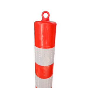 Chained Delineator Pole Lane Separator Road Malaysia Highway