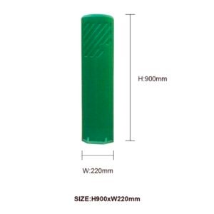 HDPE Fibreglass Material Close-up Anti Glare Plate Green