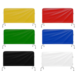 Event Barricade Banner Dimensions 100cm Height 150cm Width