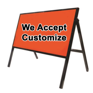 ACP 3.0mm Construction Sign Panel Material Close-up Reflective