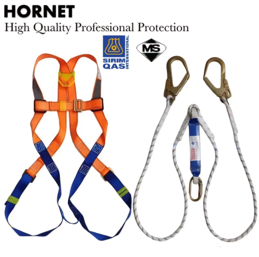 HORNET Full Body Harness Twin Lanyard SIRIM Malaysia