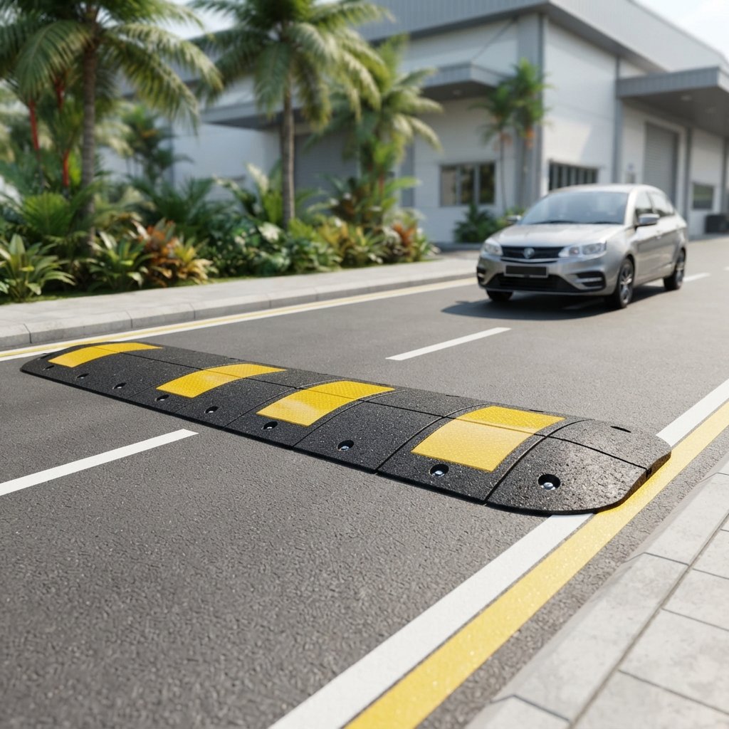 Speed humps and speed bumps Malaysia for vehicle speed control