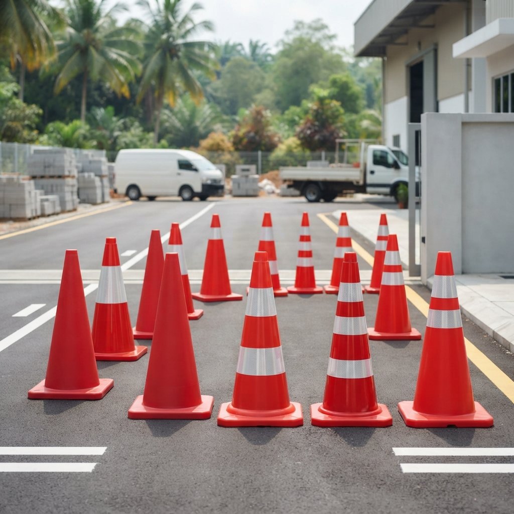Traffic cones Malaysia for road safety and traffic control