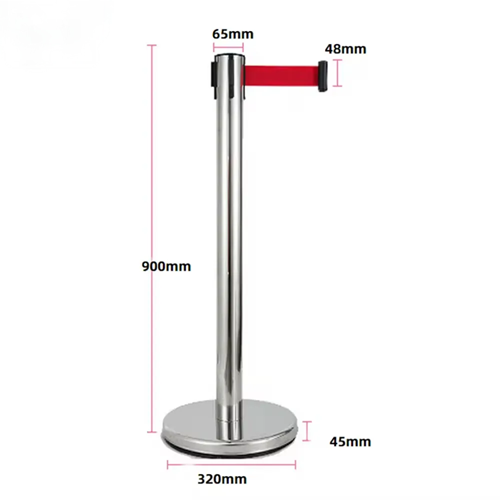 Focus keyphrase stainless steel queue pole
